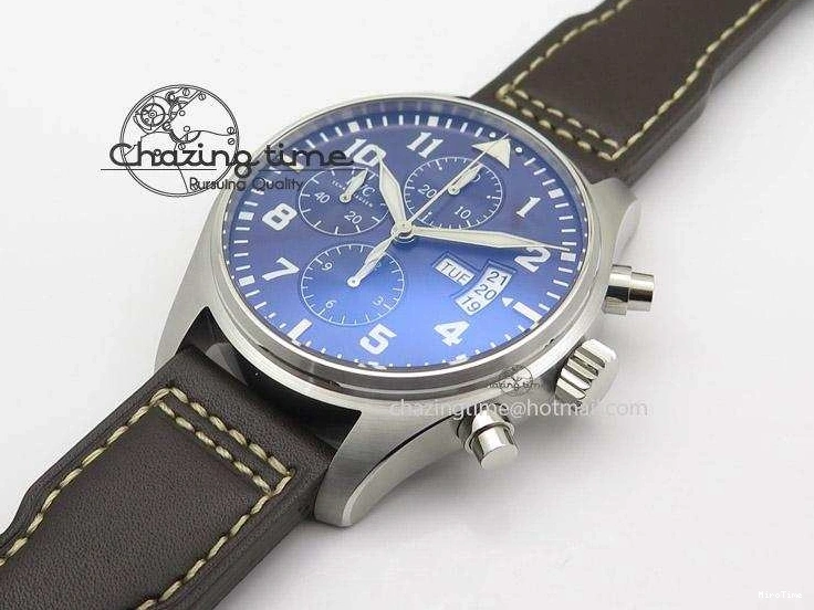MIROTIME 0508 Pilot Chrono 377706 “Le Petit Prince” V6F Best Edition Blue Dial on Brown Leather Strap A Colorful 7387